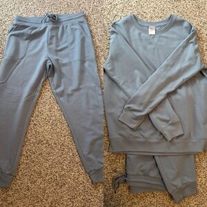 Stars Above Light Blue Athleisure Set
